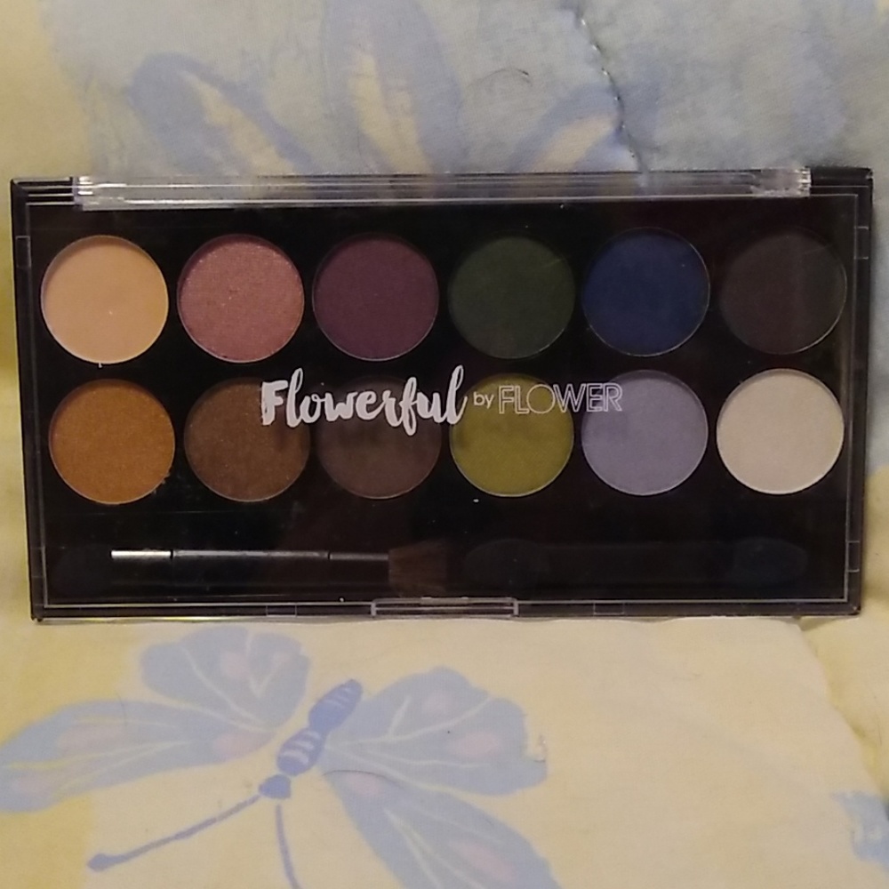 Flowerful by Flower 12 Color Eyeshadow Palette - Picture 1 of 6